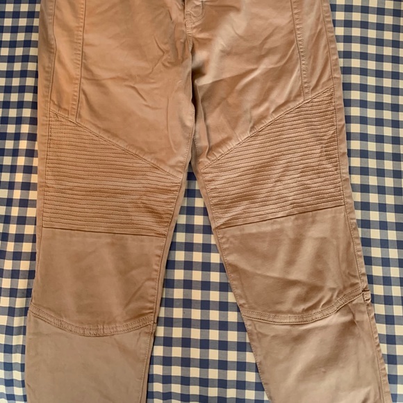 Pale Pink Ribbed Pants - Picture 3 of 3